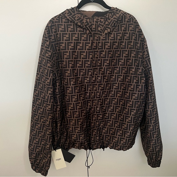 Authentic Fendi reversible jacket, sz 50 - Picture 3 of 6